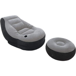 Iperbriko - Poltroncina Airbed 'Lounge' Con Pouff Cm 99 x 130 x 76