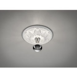 Rosone Portalampada Gesso Verniciabile Stile Classico Lilly Ø30 cm Trio Lighting