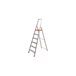 Scala domestica in alluminio a 6 gradini - h. 1,32 m