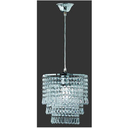 Sospensione Orient 1xE27 Cromo Ø25 cm Pendenti Decorativi Trio Lighting