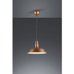 Sospensione Pagoda Will 1xE27 Rame Anticato Ø36 cm Trio Lighting