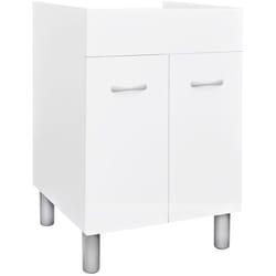 Sottolavatoio Per Porcellana Bianco Mod. Lux 57,5x57,5 h.84