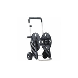 Iperbriko - Carrello avvolgitubo Silver-Al da montare con telaio in alluminio.