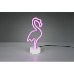 Iperbriko - Lampada Da Tavolo Moderna Flamingo Fenicottero Led Dimmerabile Trio Lighting