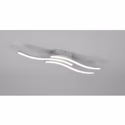 Lampada Soffitto Moderna Bacchette Led 4000k Route Nichel Trio Lighting La plafoniera da soffitto ROUTE di Trio Lighting pres ...