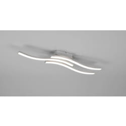 Lampada Soffitto Moderna Bacchette Led 4000k Route Nichel Trio Lighting
