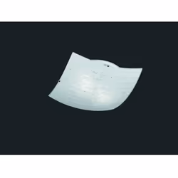 Plafoniera Signa Vetro Bianco Decori Firma 40x40 cm Trio Lighting La plafoniera SIGNA di Trio Lighting presenta un diffusore  ...