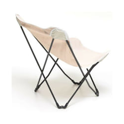 Poltroncina Relax in Ferro Tubolare Breeze Tortora