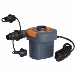 Pompa di Gonfiaggio Elettrica Sidewinder 12V CA/CC - 3 Adattatori per Valvole La Pompa di Gonfiaggio Elettrica Sidewinder è l ...