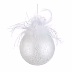 8X Pendaglio Vt Plumette Bianco D100 Il 8X Pendaglio Vt Plumette Bianco D100 è un elegante pendaglio realizzato in vetro di a ...