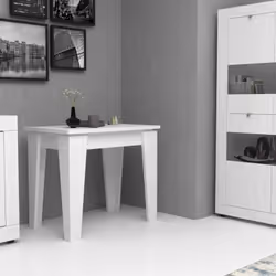 Consolle allungabile bianco 50x90 cm Natron La consolle allungabile Natron è un elegante complemento d'arredo, ideale per ott ...
