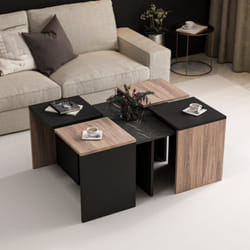 Set tavolini 60x60x42 cm