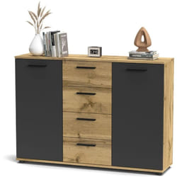 Credenza rovere wotan 120,2x85,3x32,5