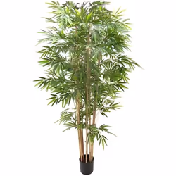Pianta di bamboo ornamentale 230 cm. 2480 foglie Questa pianta finta di bamboo offre un effetto realistico, ideale per decora ...