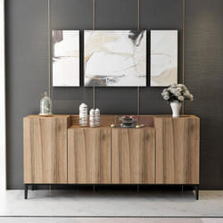 Madia noce 160x42x75
