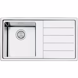 Lavello Smeg LPK861D3 una vasca con gocciolatoio destro 86x50 cm inox Il lavello Smeg LPK861D3 è un'ottima soluzione per la t ...