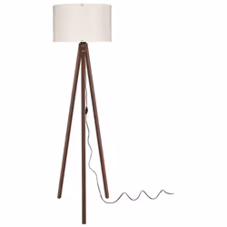 Lampada da terra Aden ASZ1460 con piantana in noce e paralume in tessuto crema La lampada da terra Aden ASZ1460 è un elegante ...