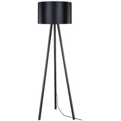 Iperbriko - Lampada da terra 36x136,5 cm tessuto nero