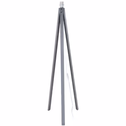 Lampada da terra Deco MDL3009 treppiede colore grigio Scopri la lampada da terra Deco MDL3009, un elegante complemento d'arre ...