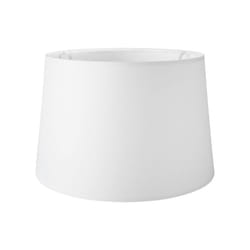 Iperbriko - Lampada da terra in tessuto bianco 38x24.5 cm