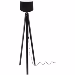 Lampada da terra DECONE3566 con piantana nera e paralume nero Scopri la lampada da terra DECONE3566, un elemento d'arredo ele ...