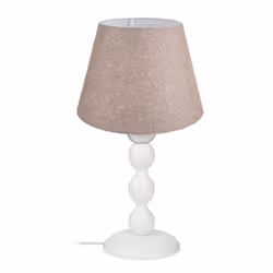 Lampada da tavolo LAGUNAH272634 con paralume beige e base bianca Questa elegante lampada da tavolo unisce design e funzionali ...
