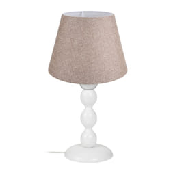 Iperbriko - Lampada da tavolo beige 21x30 cm