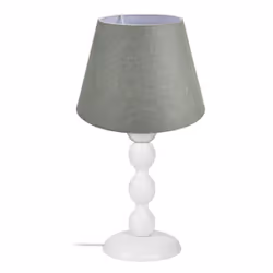 Lampada da tavolo LAGUNAH272638 con paralume verde e base bianca Questa elegante lampada da tavolo combina un paralume conico ...