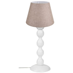 Iperbriko - Lampada da tavolo beige 21x30 cm