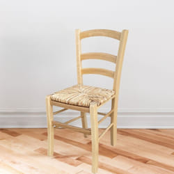 Sedia naturale 41x42x88 cm con paglia