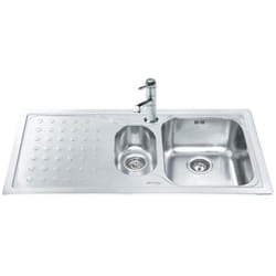 Lavello inox 100x50 cm con gocciolatoio