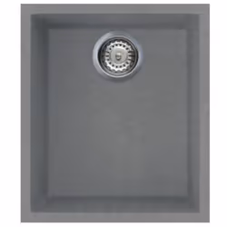 Lavello Smeg VZUM40TT 40x34 cm sottotop 1 vasca titanio Il lavello Smeg VZUM40TT è un elegante e funzionale lavello da incass ...