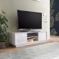 Base tv ice colore bianco lucido La base tv ice in colore bianco lucido è un elemento d'arredo elegante e funzionale per il t ...