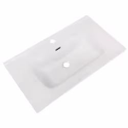Lavabo consolle da appoggio VAS836-80 81x46.5x14 cm. bianco Scopri il lavabo da appoggio VAS836-80, un elemento elegante e fu ...