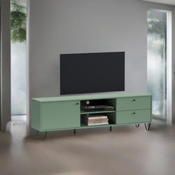 Porta tv verde 182x40x55.10 cm