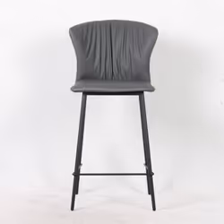 Sgabello Core colore antracite con gambe in metallo nero Scopri il sgabello Core, un complemento d'arredo elegante e funziona ...