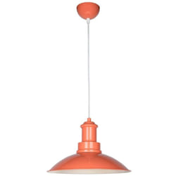 Iperbriko - Lampada da soffitto Tran ASZ0917 colore arancione H83xL32.5