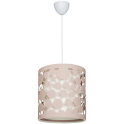 Iperbriko - Lampada da soffitto Summer ASZ1179 con intagli colore beige H76xL23.5