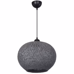 Lampada da soffitto Yumak MDL4745 con paralume in corda antracite La lampada da soffitto Yumak MDL4745 è un'elegante soluzion ...