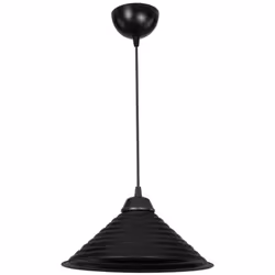 Lampada da soffitto Sava ASZ1617 con paralume in metallo nero La lampada da soffitto Sava ASZ1617 è un elemento di design ele ...