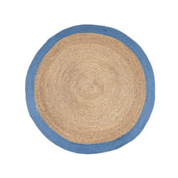Iperbriko - 2x Tappeto naturale azzurro D.120