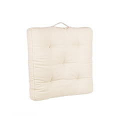 3x Cuscino pavimento beige 60x60