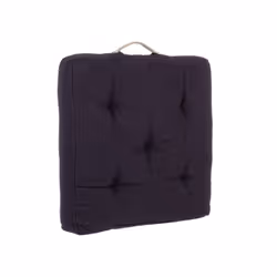 Cuscino pavimento 60x60x10h tessuto nero Scopri il nostro cuscino per pavimento, realizzato in tessuto nero di cotone ricicla ...
