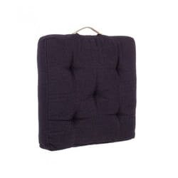 3x Cuscino pavimento 60x60x10h tessuto nero