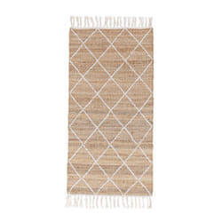 Iperbriko - 2x Tappeto naturale bianco 70x140