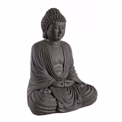 Decorazione Buddha seduto Scopri la bellezza e la serenità della decorazione Buddha seduto, realizzata in fibra di vetro e ar ...