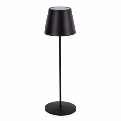 Lampada da tavolo LED Etna La lampada da tavolo LED Etna in colore nero è realizzata in metallo verniciato a polvere e presen ...