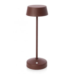 Lampada tavolo led marrone D.11 x 33h cm