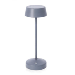 Iperbriko - Lampada tavolo led blu D.11 x 33h in metallo