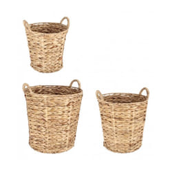 2x Cesta 25x25h, 30x30h, 35x35h in materiale naturale